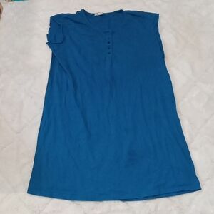 Blue Sleeveless Dress